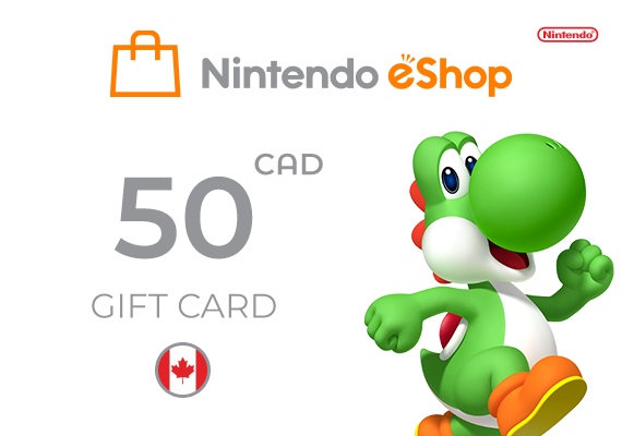 Nintendo eShop Card 50 CAD Key - CANADA